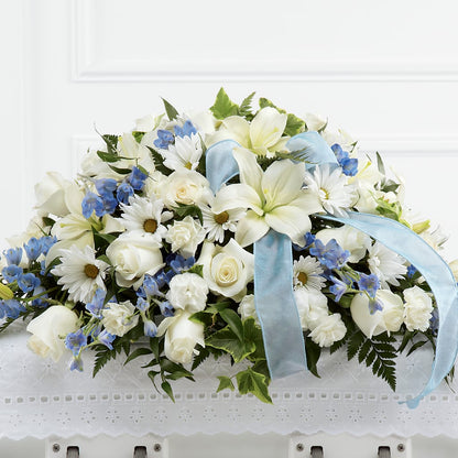 Tender Treasure Casket Spray –  Hawes Florist Llc, Maynard MA