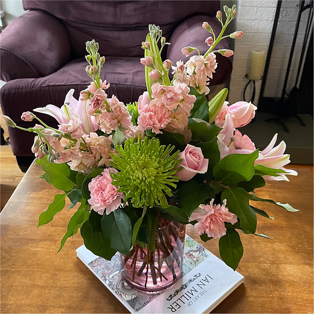 Pretty in Pink Bouquet –  Hawes Florist Llc, Maynard MA