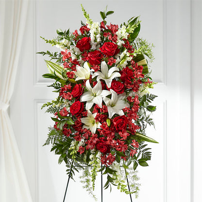 Everlasting Memory Standing Spray –  Hawes Florist Llc, Maynard MA