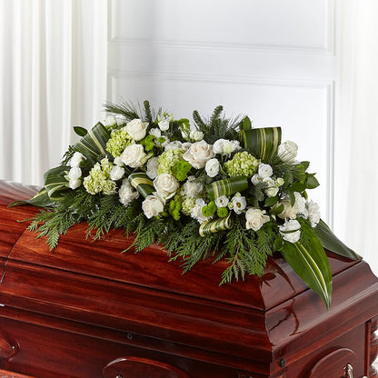 Hopeful Gesture Casket Spray –  Hawes Florist Llc, Maynard MA