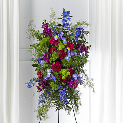 Heavenly Skies Standing Spray –  Hawes Florist Llc, Maynard MA