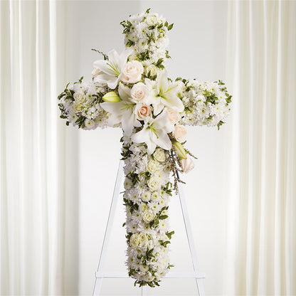 Spiritual Guidance Standing Spray –  Hawes Florist Llc, Maynard MA