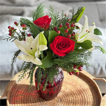 Evergreen Delight Bouquet –  Hawes Florist Llc, Maynard MA