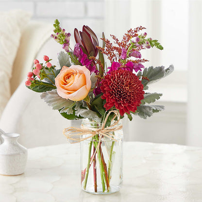 Moody Hues Bouquet –  Hawes Florist Llc, Maynard MA