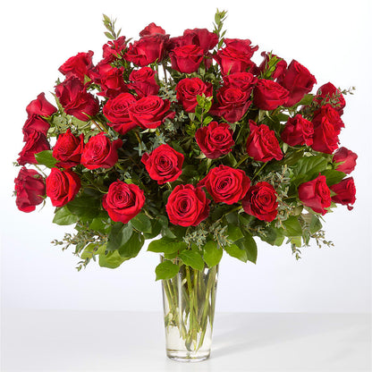 Forever Yours Fifty Stem Red Rose Bouquet –  Hawes Florist Llc, Maynard MA